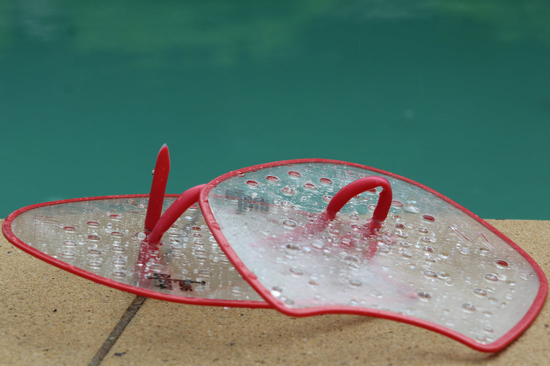 Vélocité Performance Swim Paddles for technique-focused swim training